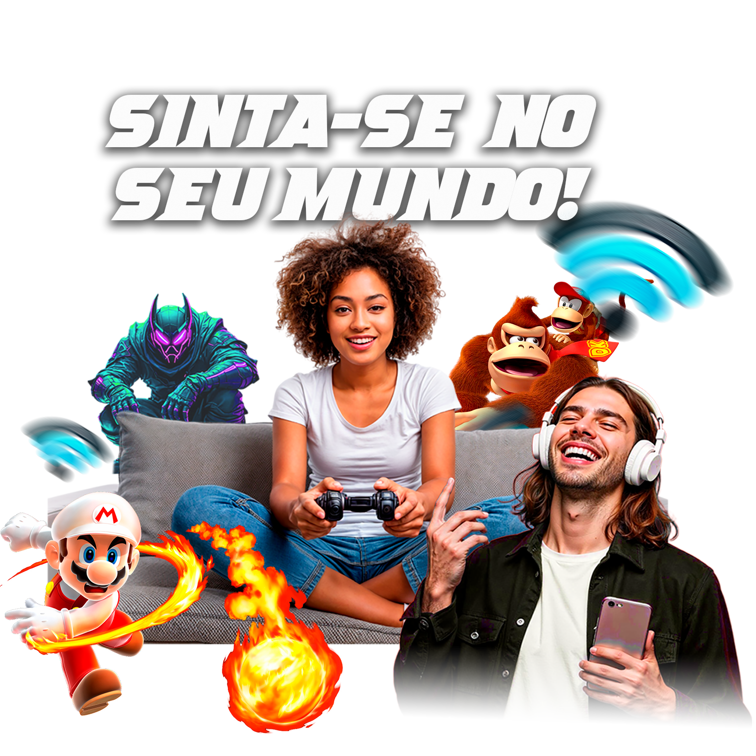 Menina assistindo